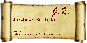 Jakubecz Relinda névjegykártya